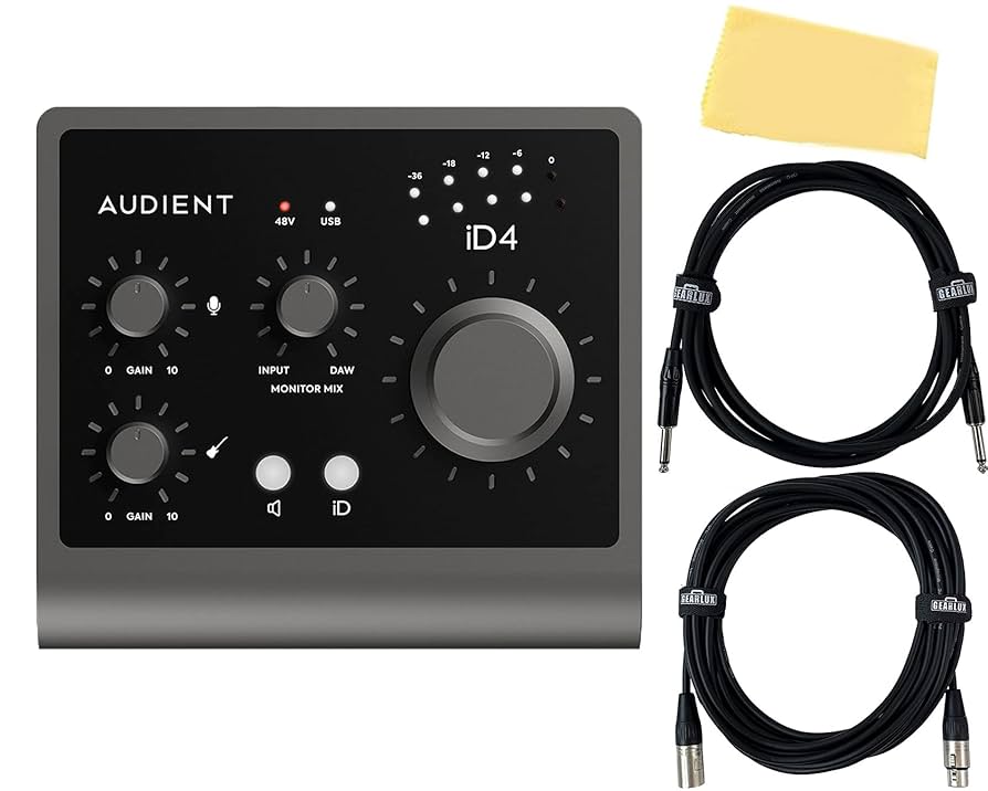 AUDIENT iD4 mkⅡ Audient iD4 MKII 2 x 2 USB-C Audio Interface | Sweetwater